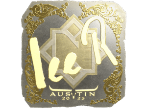 Sticker | 1eeR (Gold) | Austin 2025