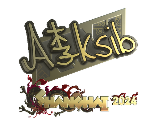 Sticker | Aleksib (Gold) | Shanghai 2024