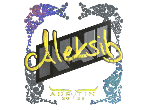 Sticker | Aleksib (Holo) | Austin 2025
