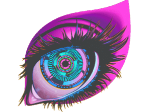 Sticker | Dystopian Gaze (Lenticular)