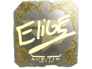 Sticker | EliGE (Gold) | Austin 2025