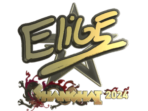 Sticker | EliGE (Gold) | Shanghai 2024