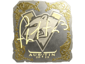 Sticker | FL1T (Gold) | Austin 2025