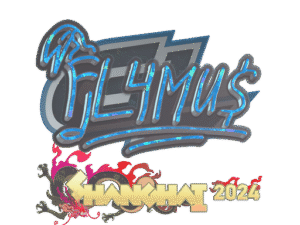 Sticker | FL4MUS (Glitter) | Shanghai 2024