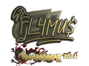 Sticker | FL4MUS (Gold) | Shanghai 2024