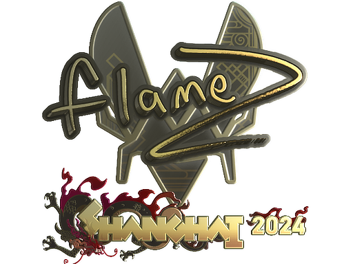 Sticker | FlameZ (Gold) | Shanghai 2024