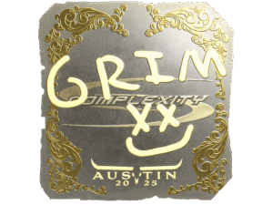 Sticker | Grim (Gold) | Austin 2025