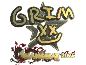 Sticker | Grim (Gold) | Shanghai 2024