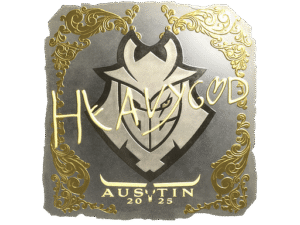 Sticker | Heavygod (Gold) | Austin 2025
