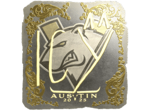Sticker | ICY (Gold) | Austin 2025