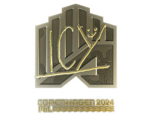 Sticker | ICY (Gold) | Copenhagen 2024