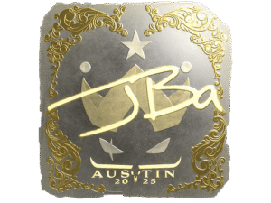 Sticker | JBa (Gold) | Austin 2025