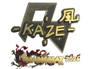 Sticker | Kaze (Gold) | Shanghai 2024