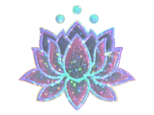 Sticker | Lotus (Glitter)