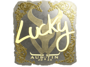 Sticker | Lucky (Gold) | Austin 2025