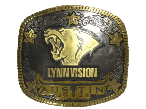 Sticker | Lynn Vision (Gold) | Austin 2025
