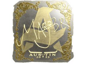 Sticker | MAJ3R (Gold) | Austin 2025
