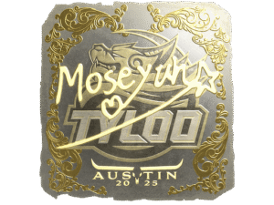 Sticker | Moseyuh (Gold) | Austin 2025