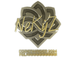 Sticker | NEKiZ (Gold) | Copenhagen 2024