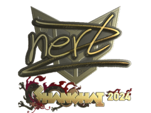 Sticker | NertZ (Gold) | Shanghai 2024