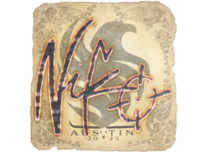 Sticker | NiKo | Austin 2025