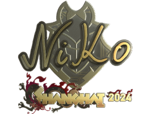Sticker | NiKo (Gold) | Shanghai 2024