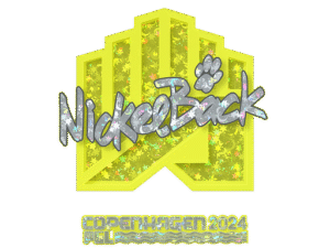 Sticker | NickelBack (Glitter) | Copenhagen 2024