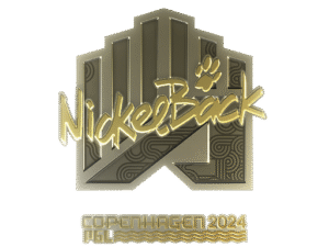 Sticker | NickelBack (Gold) | Copenhagen 2024
