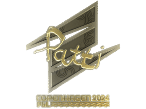 Sticker | Patti (Gold) | Copenhagen 2024
