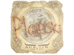Sticker | Plopski | Austin 2025