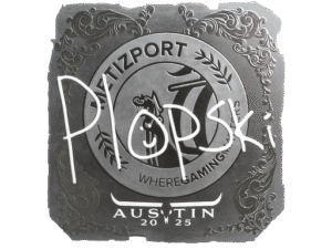 Sticker | Plopski (Foil) | Austin 2025