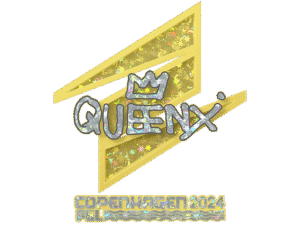 Sticker | Queenix (Glitter) | Copenhagen 2024
