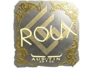 Sticker | ROUX (Gold) | Austin 2025