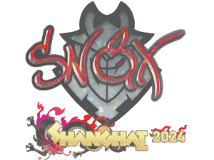 Sticker | Snax (Glitter) | Shanghai 2024