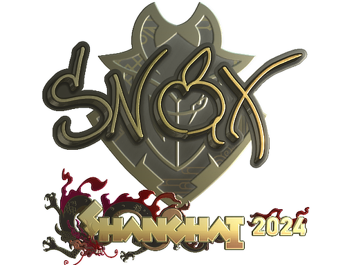 Sticker | Snax (Gold) | Shanghai 2024