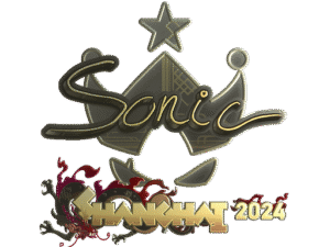 Sticker | Sonic (Gold) | Shanghai 2024