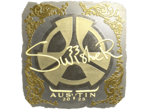 Sticker | Swisher (Gold) | Austin 2025