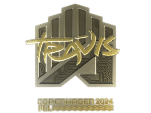 Sticker | TRAVIS (Gold) | Copenhagen 2024