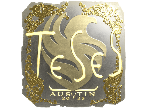 Sticker | TeSeS (Gold) | Austin 2025