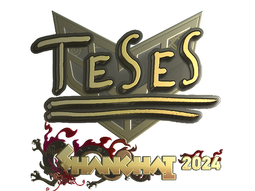 Sticker | TeSeS (Gold) | Shanghai 2024