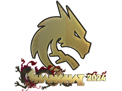 Sticker | Team Spirit (Gold) | Shanghai 2024