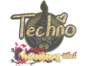 Sticker | Techno4K (Glitter) | Shanghai 2024