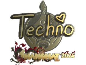Sticker | Techno4K (Gold) | Shanghai 2024