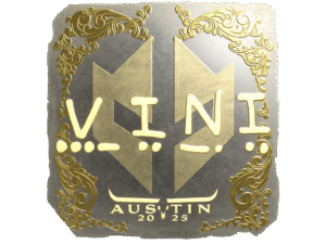 Sticker | VINI (Gold) | Austin 2025