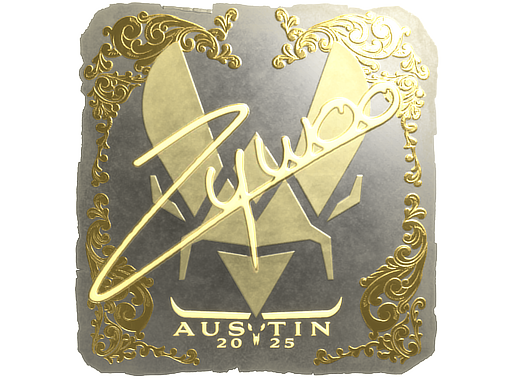 Sticker | ZywOo (Gold) | Austin 2025