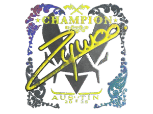 Sticker | ZywOo (Holo, Champion) | Austin 2025