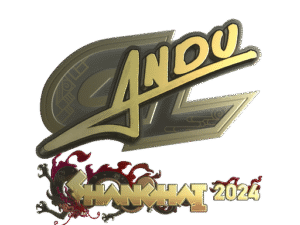 Sticker | aNdu (Gold) | Shanghai 2024