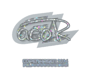Sticker | acoR (Glitter) | Copenhagen 2024
