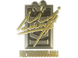 Sticker | adamS (Gold) | Copenhagen 2024