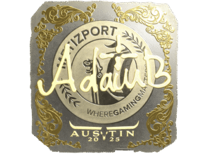 Sticker | adamb (Gold) | Austin 2025